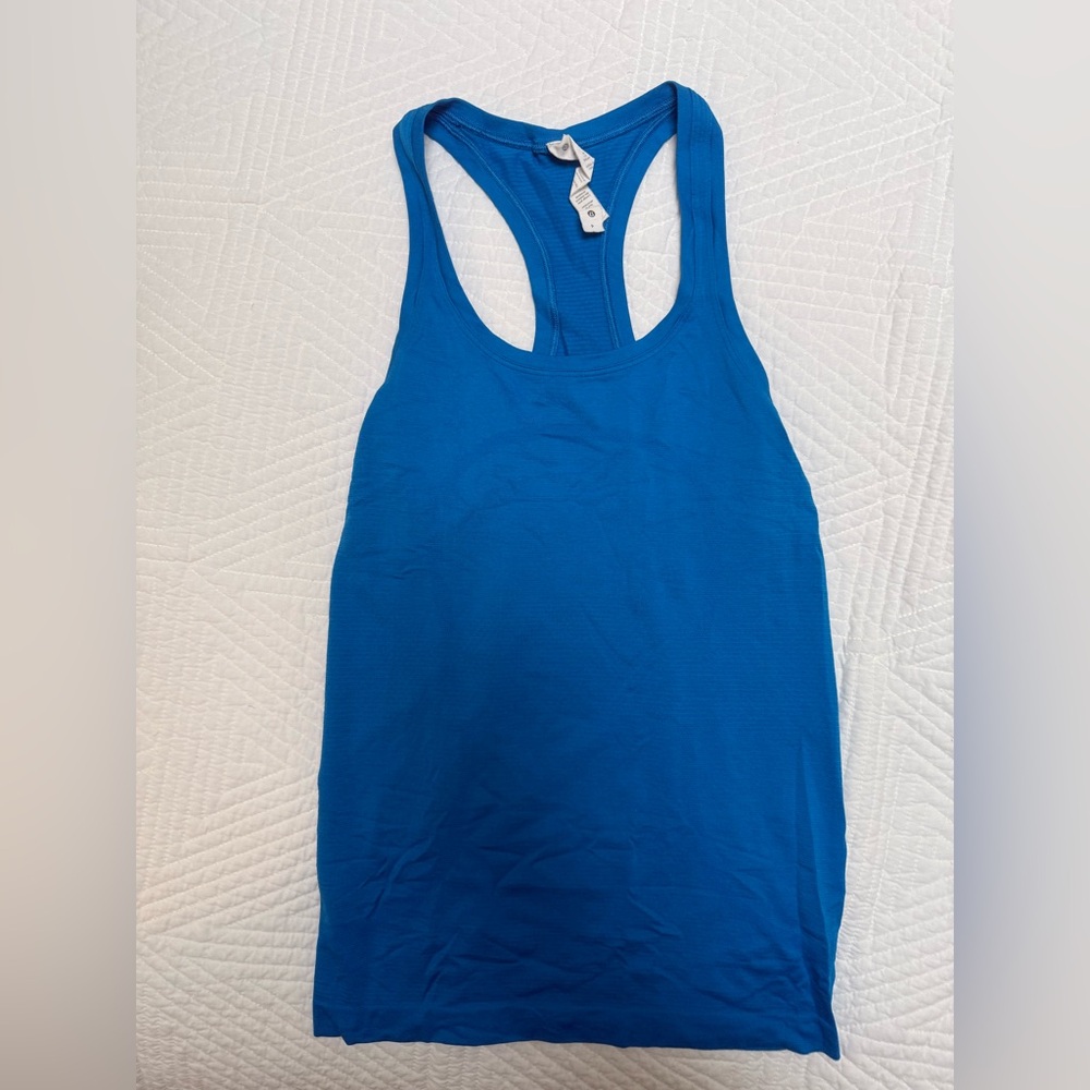 lululemon Swiftly Tech Racerback Tank – Cobalt Blue – Size 6